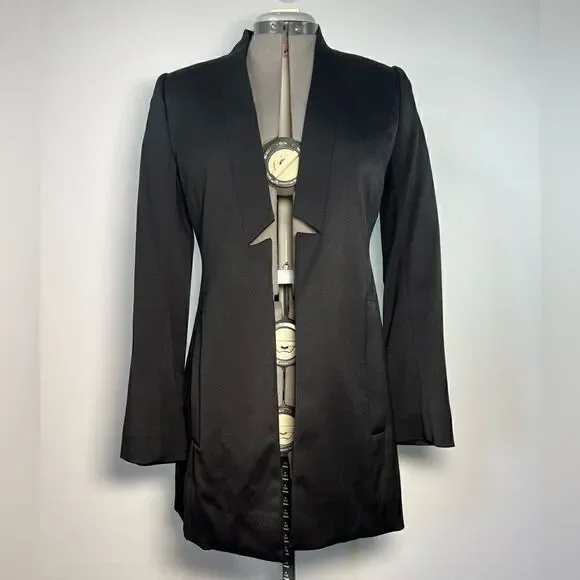 AYR Womens The Coup Blazer in Black 2 - Picture 2 of 10
